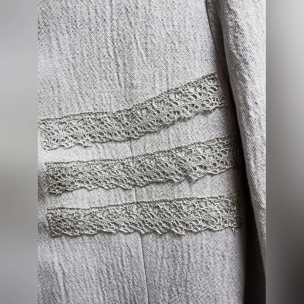 Sandro Paris Blazer Baby Blue size 40  european ptp 19" - Picture 7 of 16